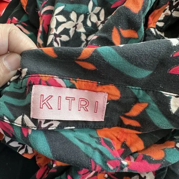 Kitri Jules Floral Adana Printed Boilersuit Jumpsuit Sz 4 - Picture 4 of 10